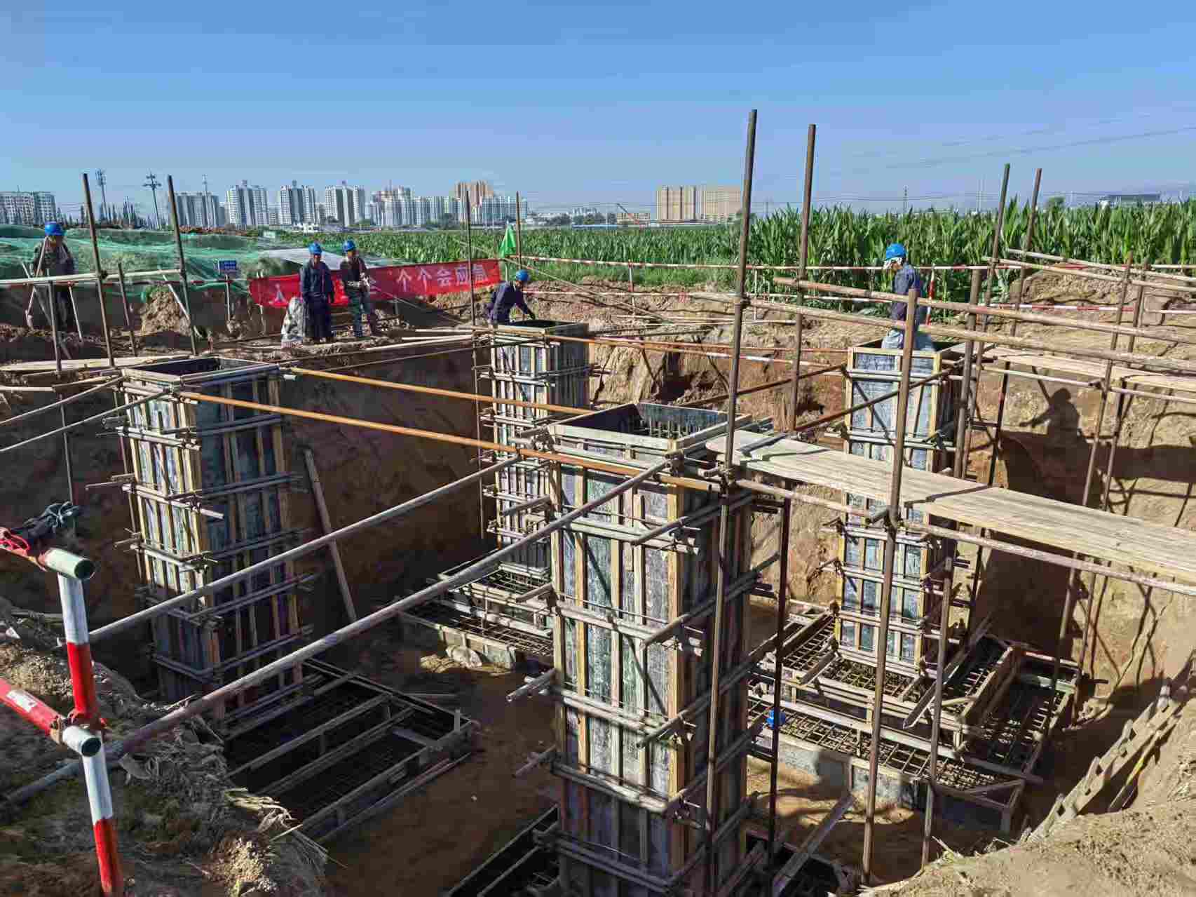 山西忻州原平城北35kV線路110kV升壓改造工程